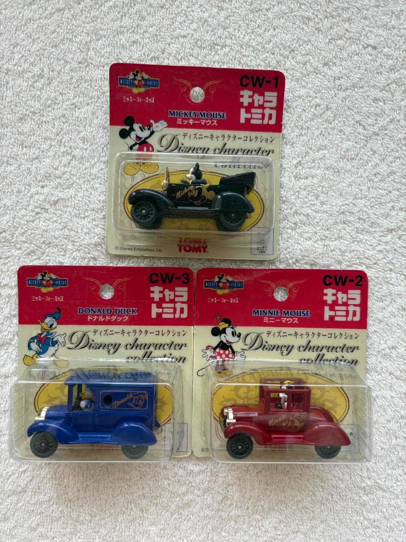 TOMY ディズニー キャラトミカ 3台セット 新品 ミッキー ミニー
