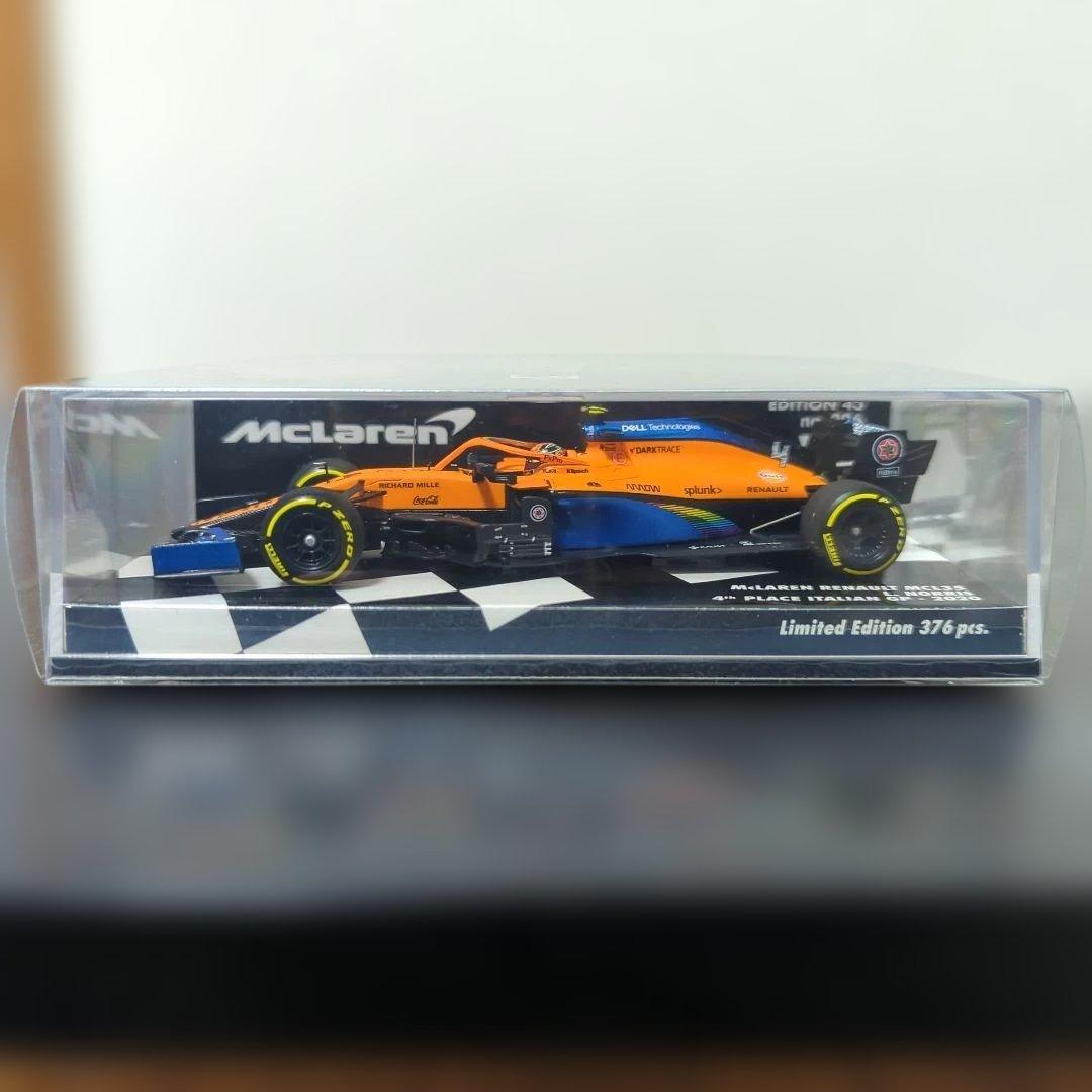 ミニチャンプス1/43Ｆ１2020年ノリス ミニチャンプス 1/43 マクラーレン MCL38 マイアミGP ランド ノリス