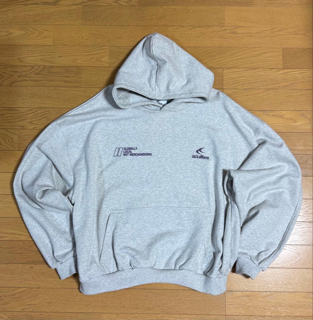 Scuffers 短丈パーカー XL グレー - メルカリ