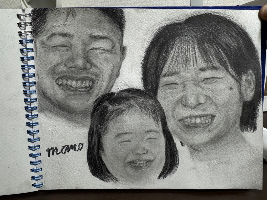 デッサン 似顔絵 (複数人➕鉛筆のみ)