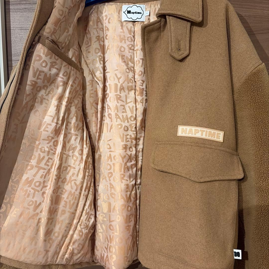 ナップタイム Naptime. Nissy ボアジャケット L - メルカリ
