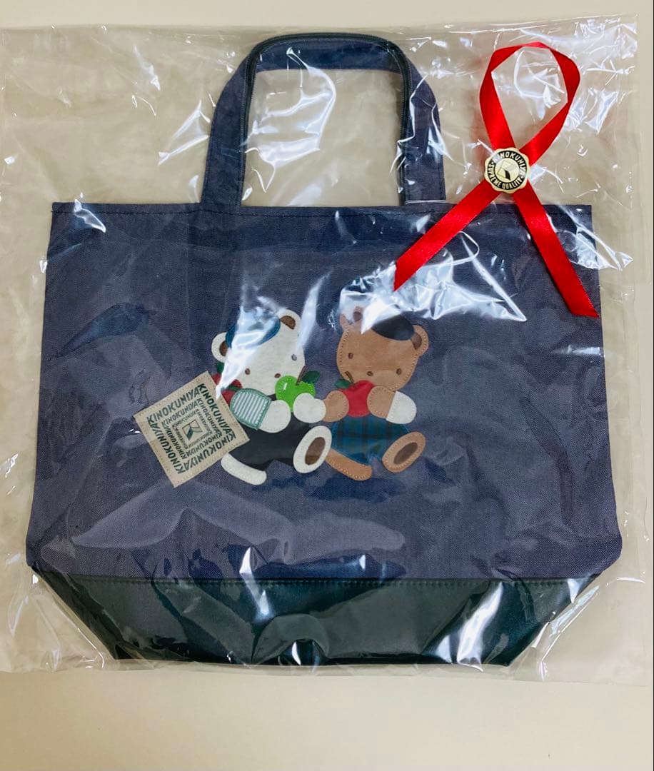 m*o様 新品 ファミリア×紀伊國屋 デニムバッグ マチ付き ラッピング済