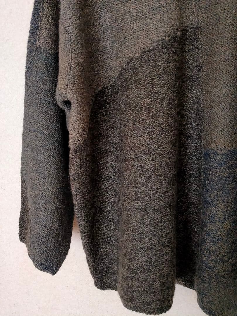 Jurgen Lehl ヨーガンレール　ニット　アルパカ・シルク混　グレー系