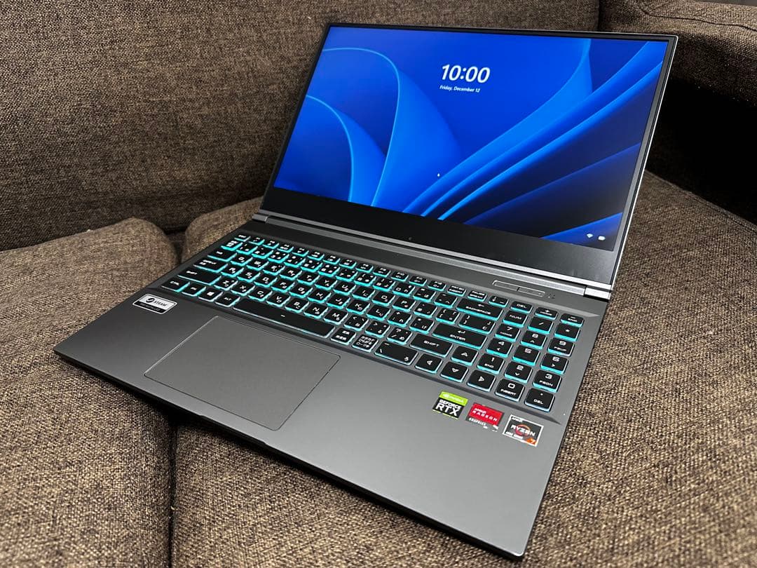 ゲーミングノート　Galleria GTX 1650Ti 120Hz