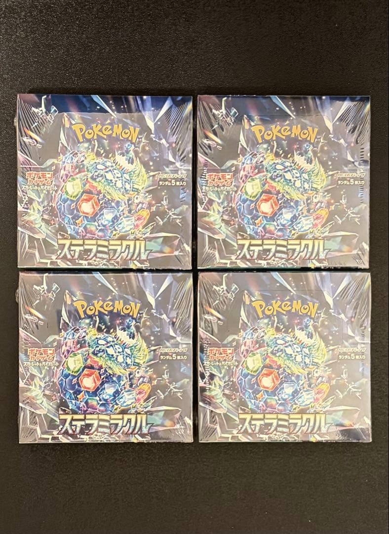 ポケモンカード　ステラミラクル　シュリンク付き　4BOX ポケモンカードゲーム ステラミラクル 4BOX 未開封シュリンク付き