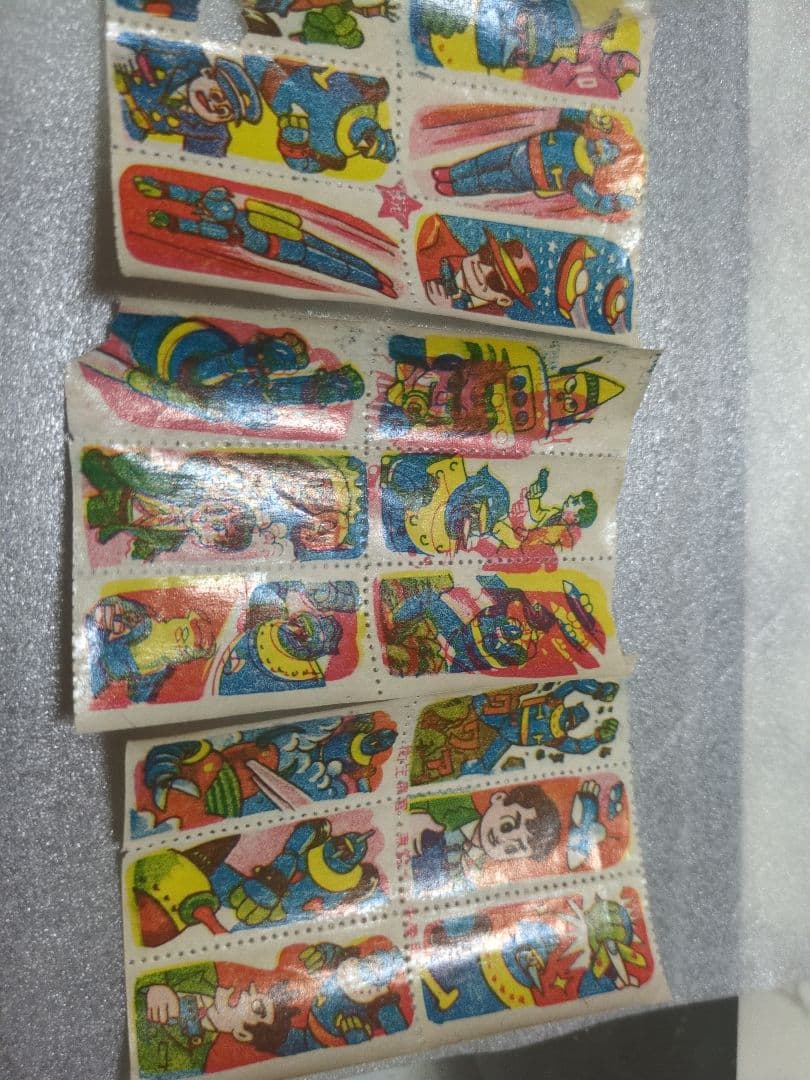 希少【昭和レトロ 当時物】駄菓子屋 シールシート 未切り 引き物シール