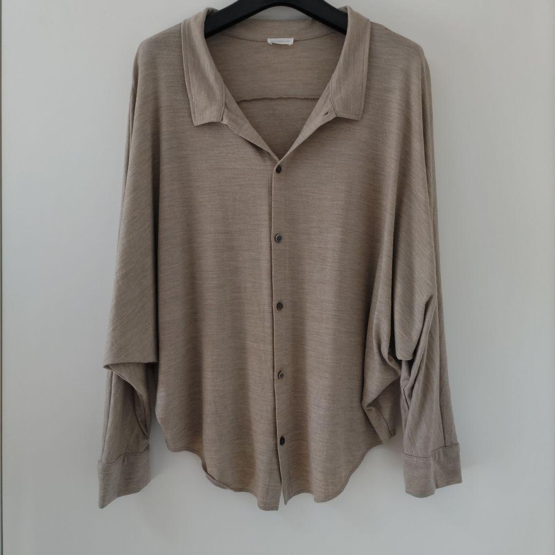 GALERIEVIEウォッシャブルウールジャージードルマンスリーブシャツ25AW