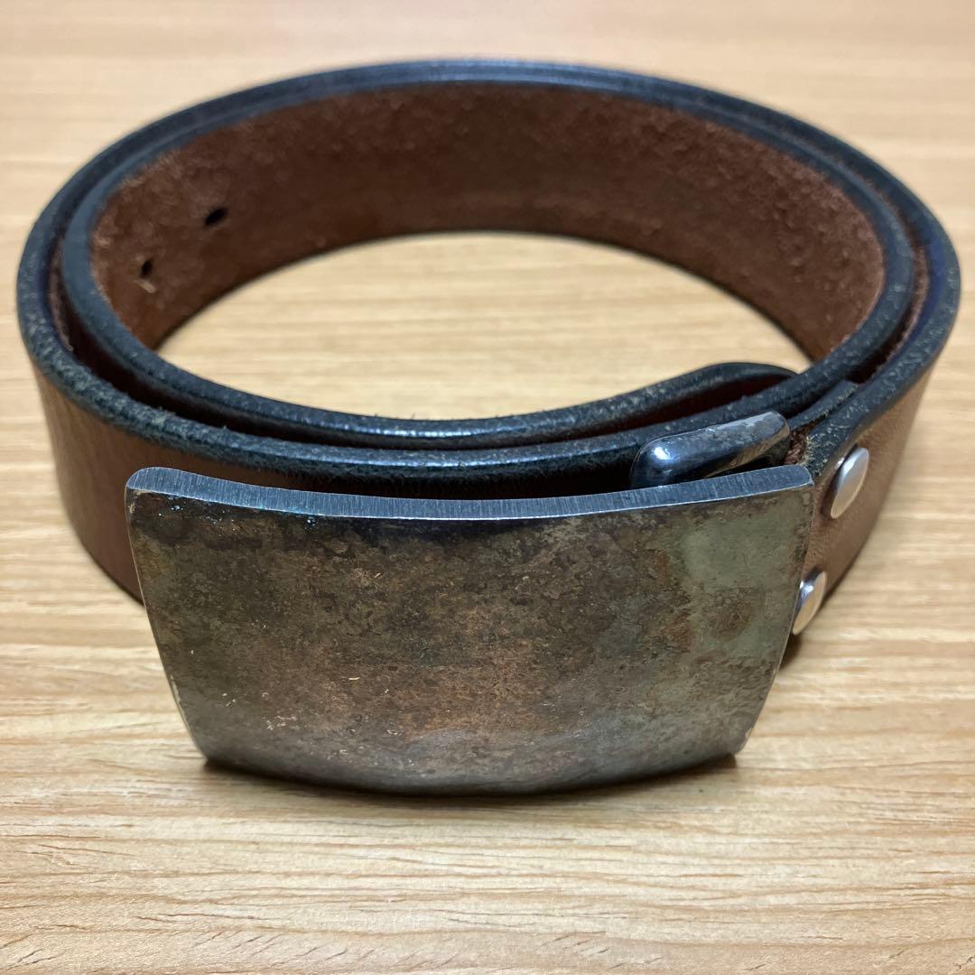 STUDIO D'ARTISAN ステュディオダルチザン ベルト サイズ34 STUDIO D'ARTISAN（ステュディオ・ダ・ルチザン） ベンズレザーベルト