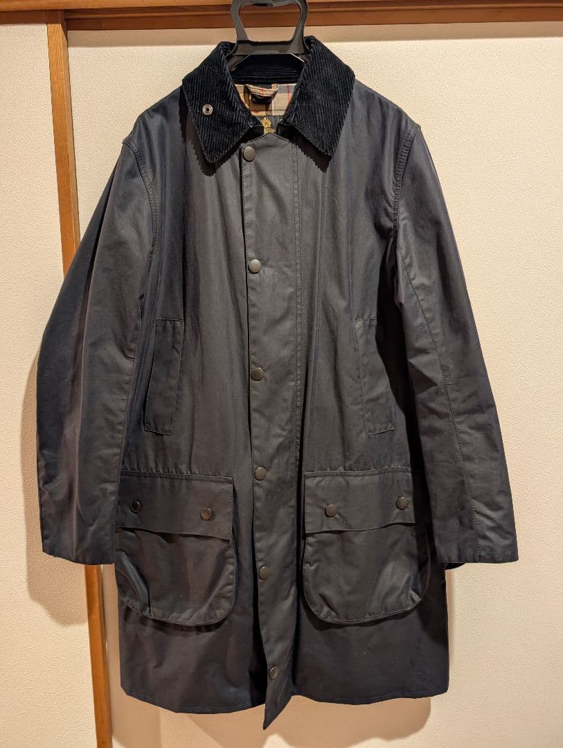 Barbour　border SL　サイズ36　ダークネイビー