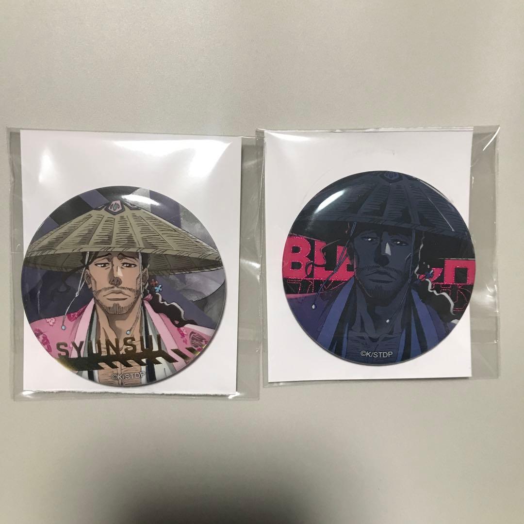 BLEACH Plaza 箔押し缶バッジ 京楽春水 ブリーチ プラザ - メルカリ