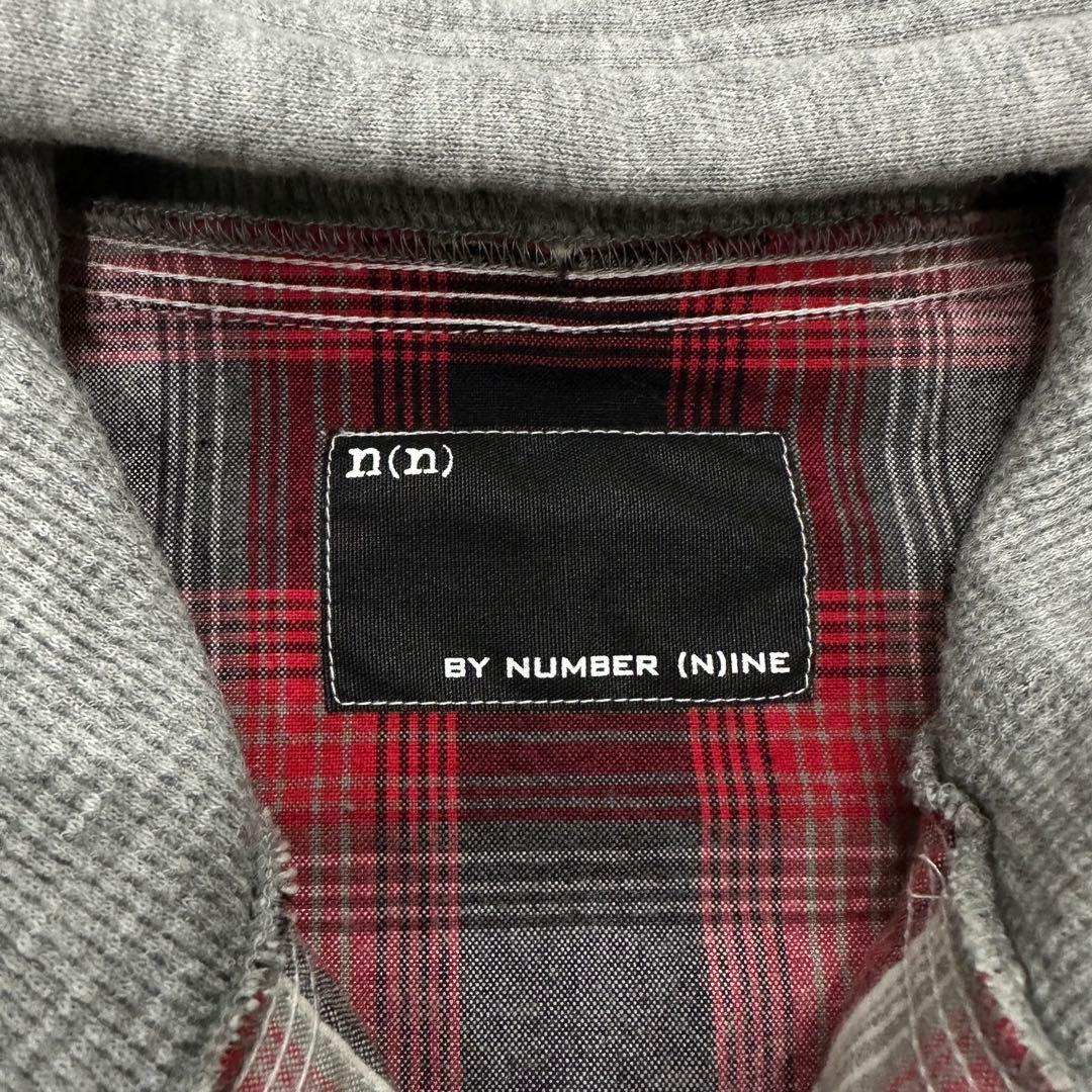 Number (N)ine 05AW ハイスト期 フード付きチェックシャツ - メルカリ