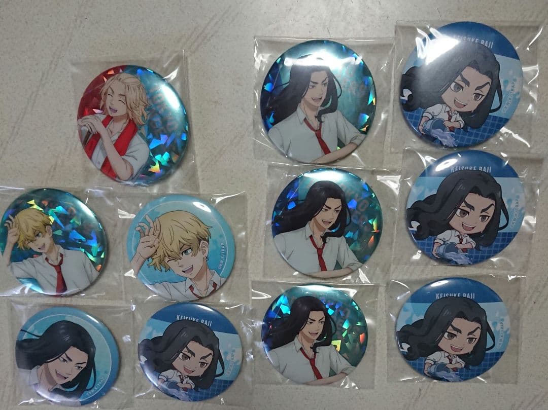 東京リベンジャーズ プール掃除 缶バッジ セット