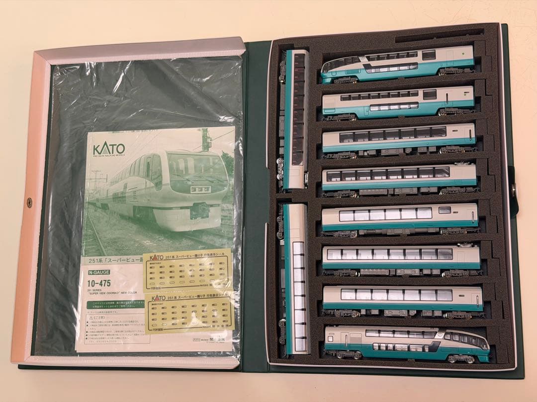 KATO 251系スーパービュー踊り子新塗色10両　10-474 / 475