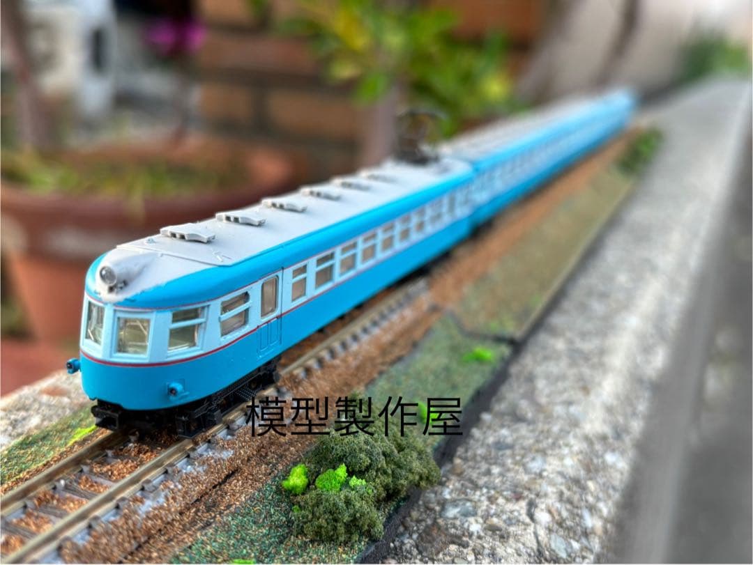 広窓流電モハ52 アイスキャンディー色 KATO改造 4両セット 他サイト