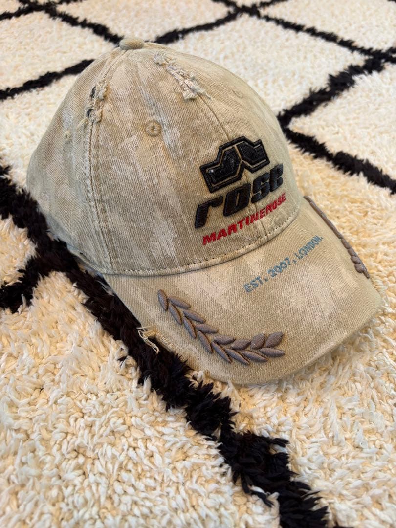 Martine Rose ROLLED BACK CAP 確実正規品 Martine Rose Local Hero Roll Back Cap Black – ESSXNYC