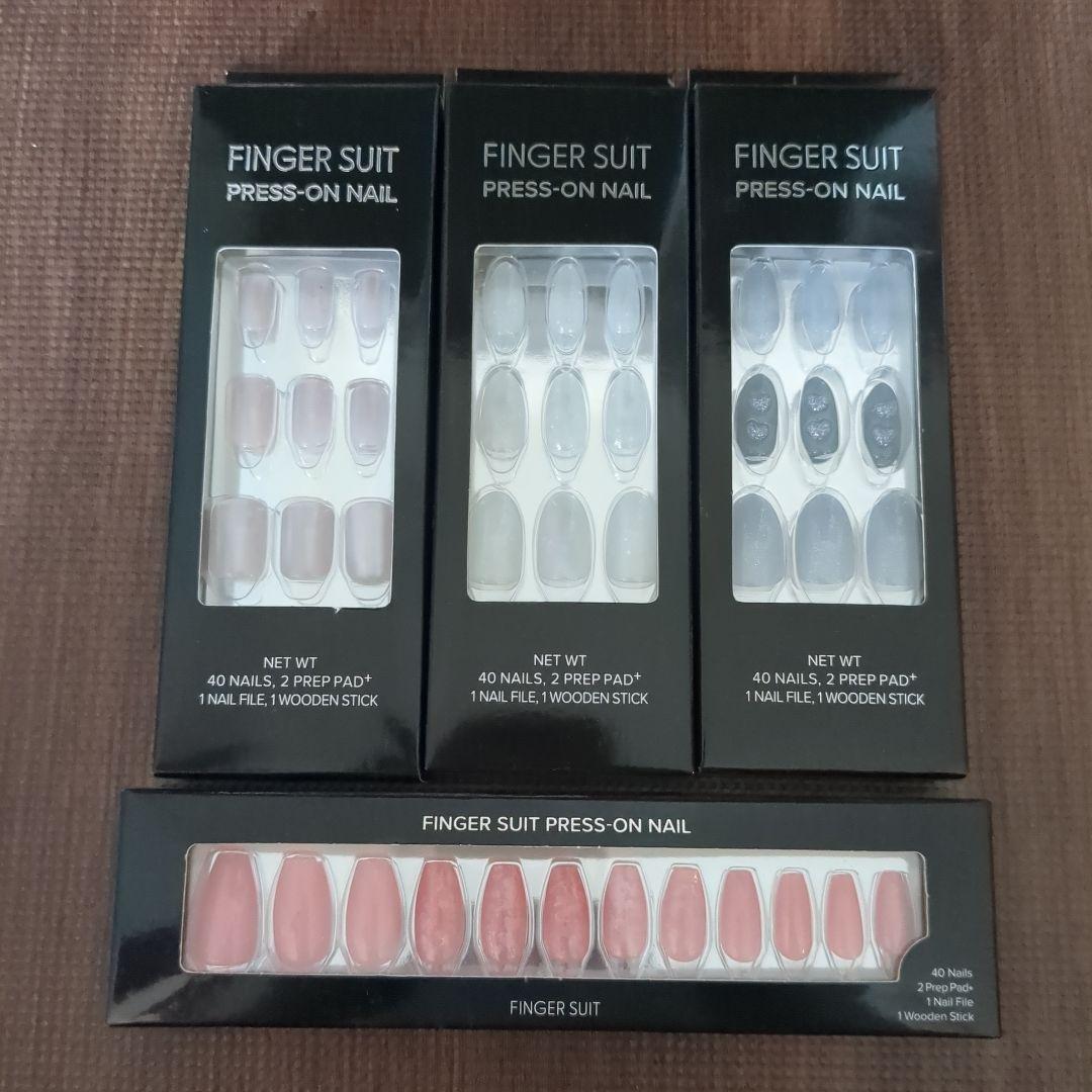 FINGER SUIT プレスオンネイル 40本セット