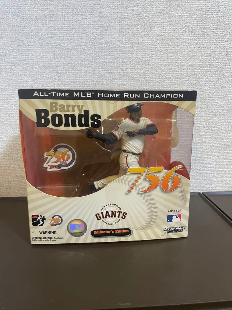 レア！バリーボンズ　756号本塁打達成記念　マクファーレン　フィギュア