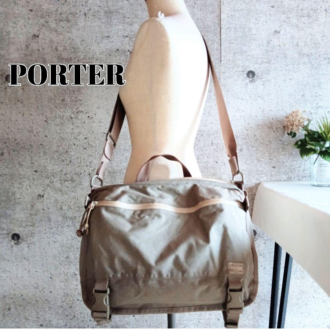 良品 ポーター クランカーズ ショルダーバッグ 多機能 鞄 レディース メンズ PORTER クランカーズ ショルダーバッグ 568-08175 吉田カバン KLUNKERZ