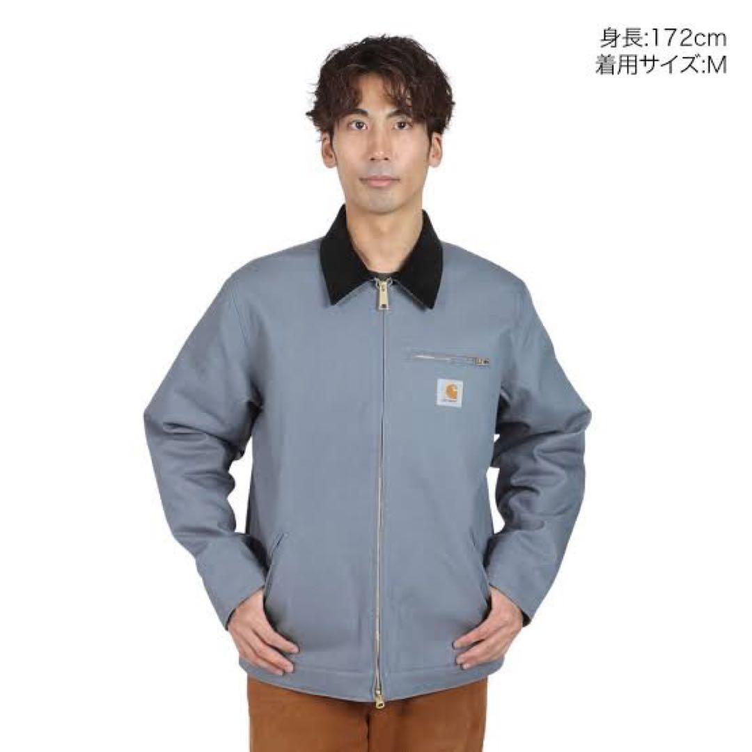 Carhartt wip デトロイトジャケット グレー カーハート - メルカリ