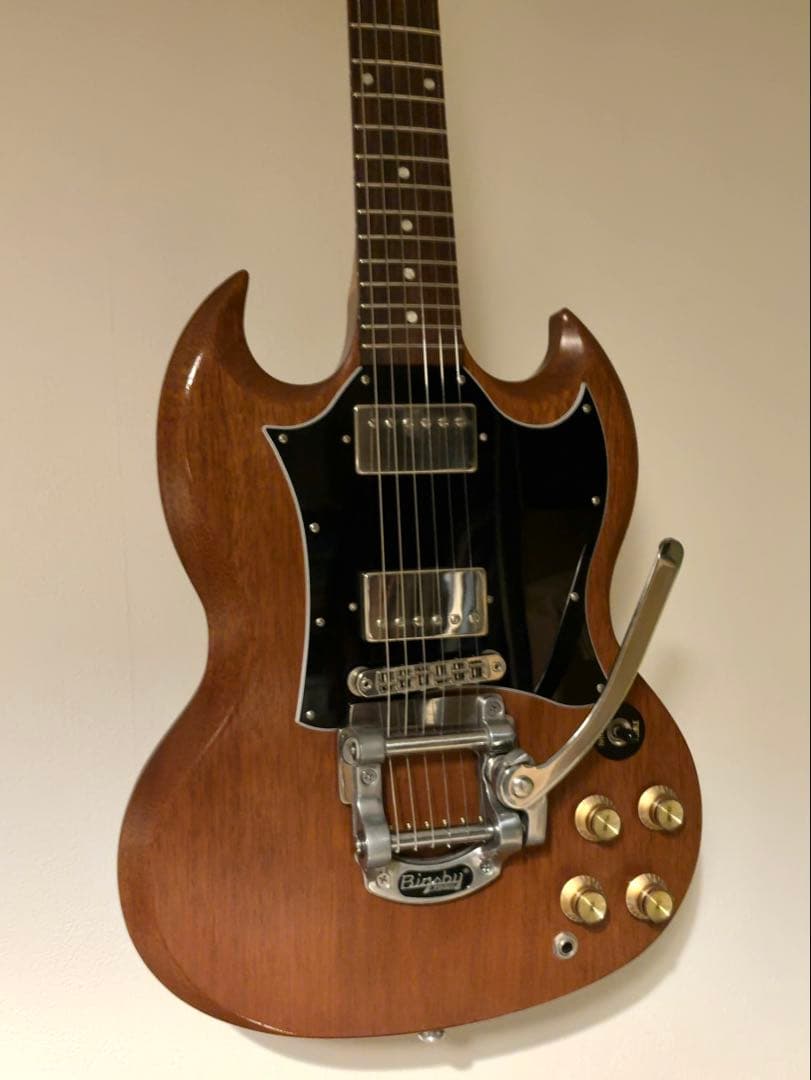 ギブソンSG 2019年製ビグスビー、ロックペグ、コイルタップスイッチ！値下げ！