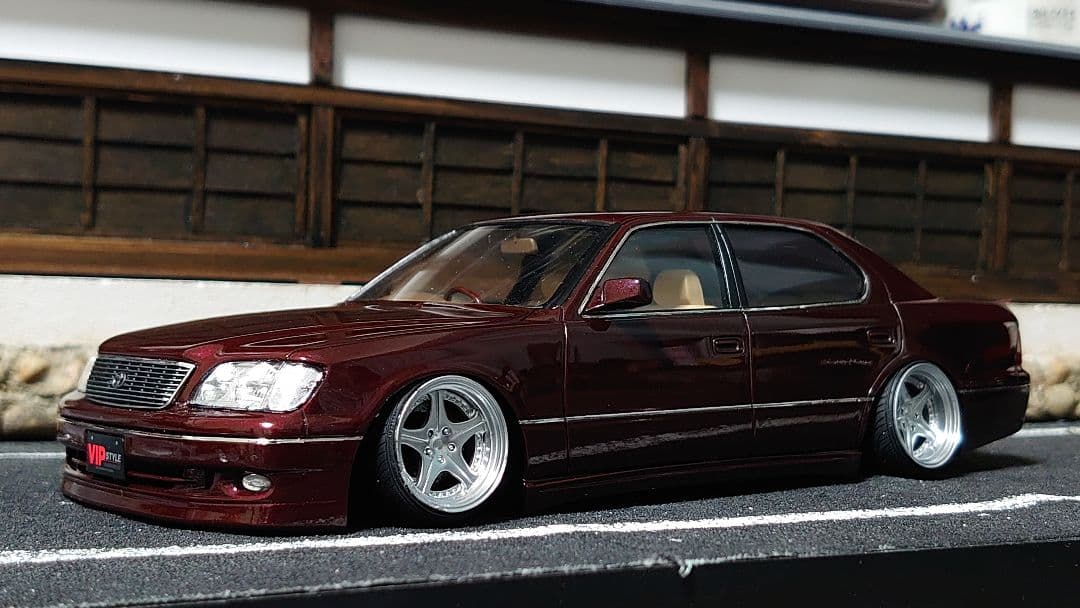 1/24 アオシマ オートクチュール 20セルシオ 完成品 1/24 オートクチュール UCF21 セルシオ '97 (トヨタ) - AOSHIMA SCALE