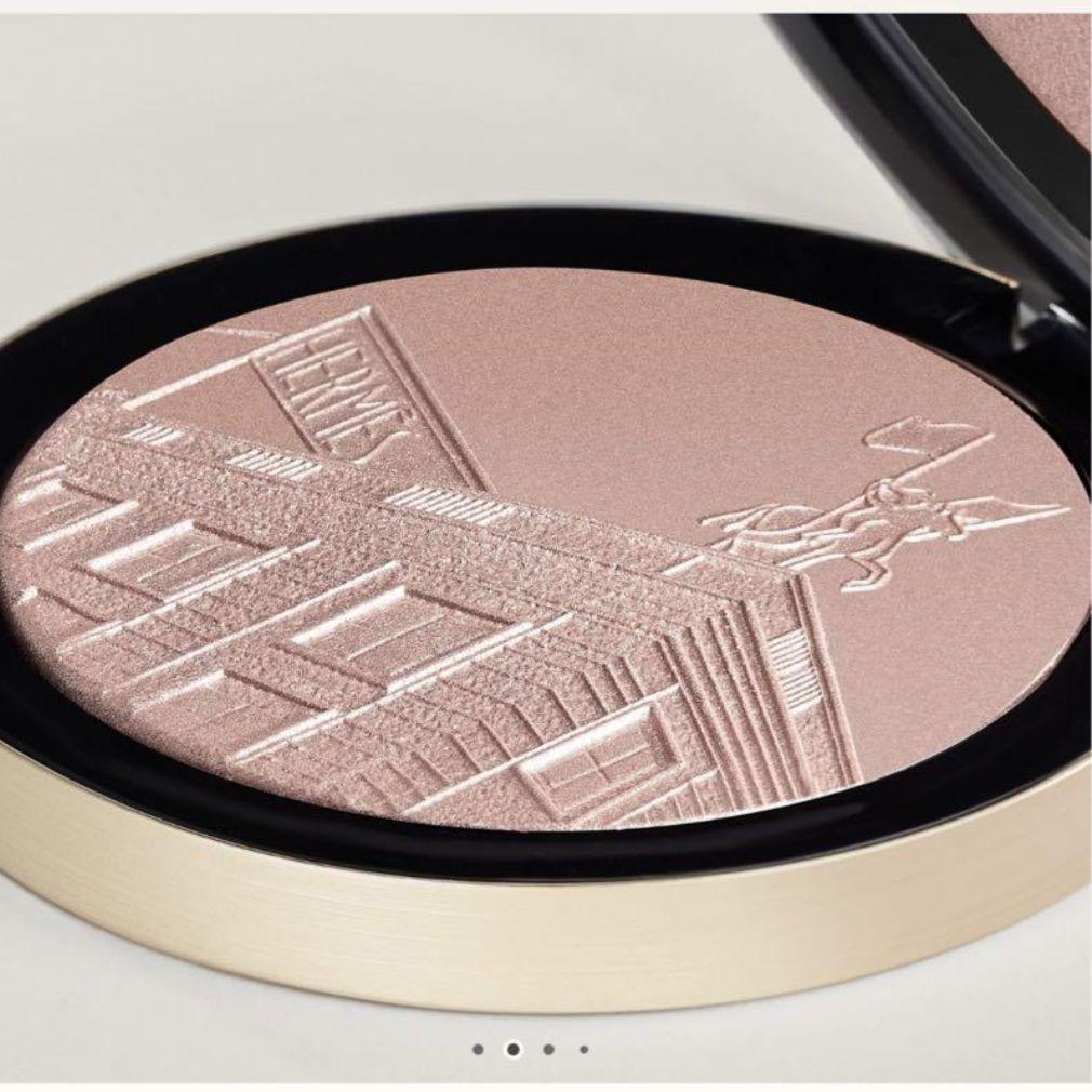 エルメス フェイスパウダー プードル 24 フォーブル ローズゴールド