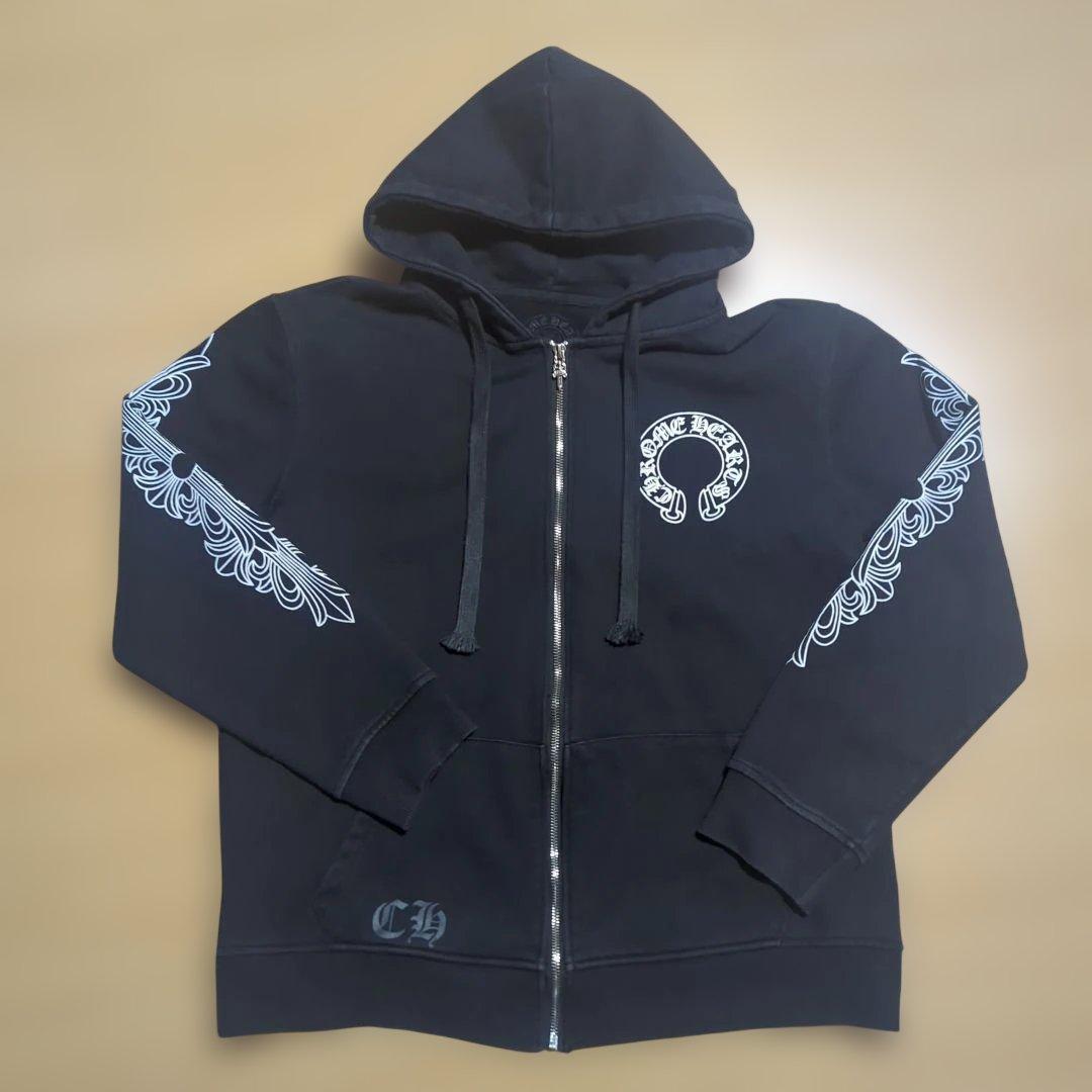 CHROME HEARTS パーカー ホースシュー　ジップアップ
