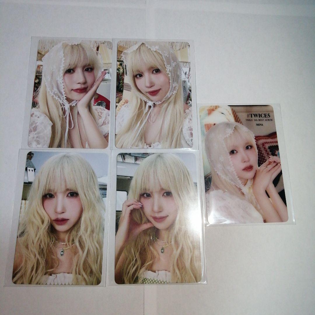 TWICE #TWICE5 初回限定盤A B等 トレカ ミナセット