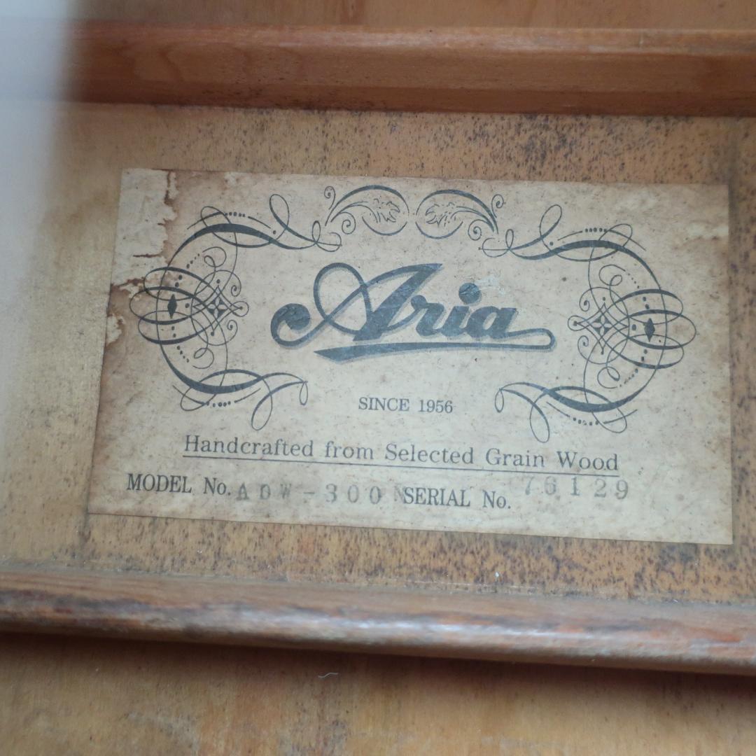 ARIA ADW-300 アコースティックギター 装飾インレイ - メルカリ