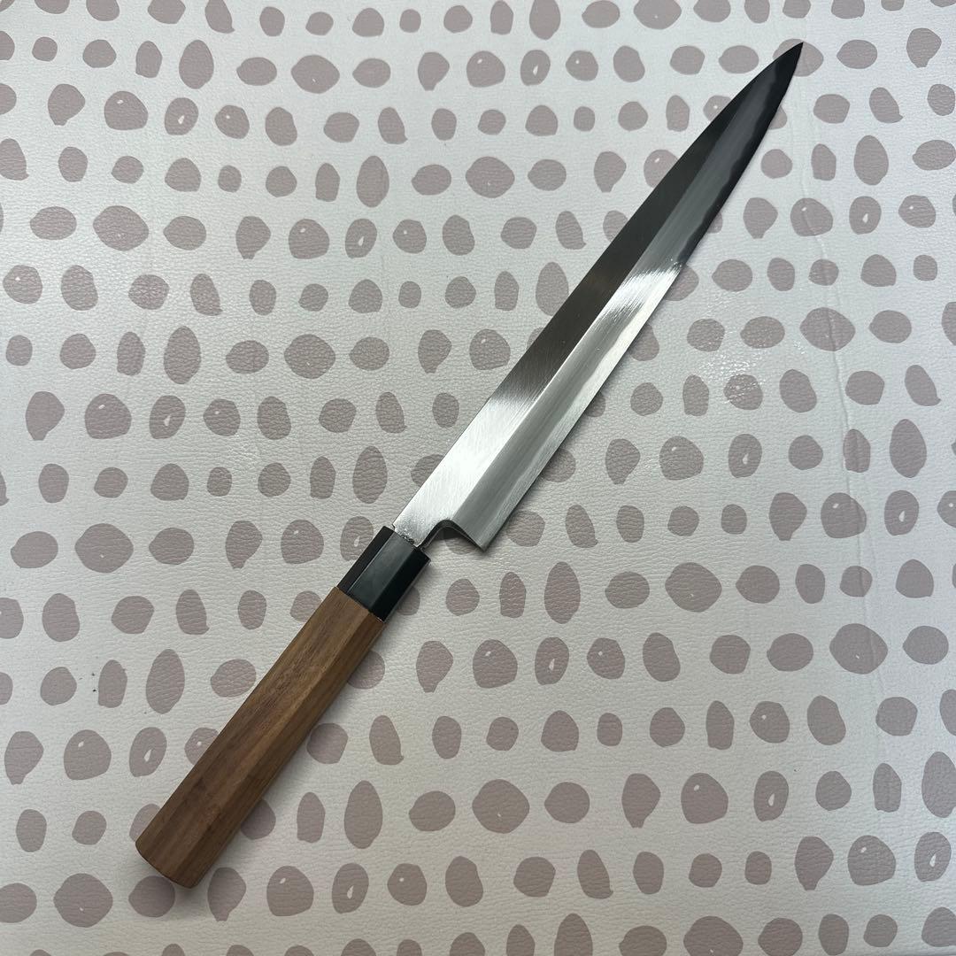 柳刃包丁 9寸【新品・未使用】 箱入り 柳刃包丁 九寸 本焼き 安来鋼青紙 本職用