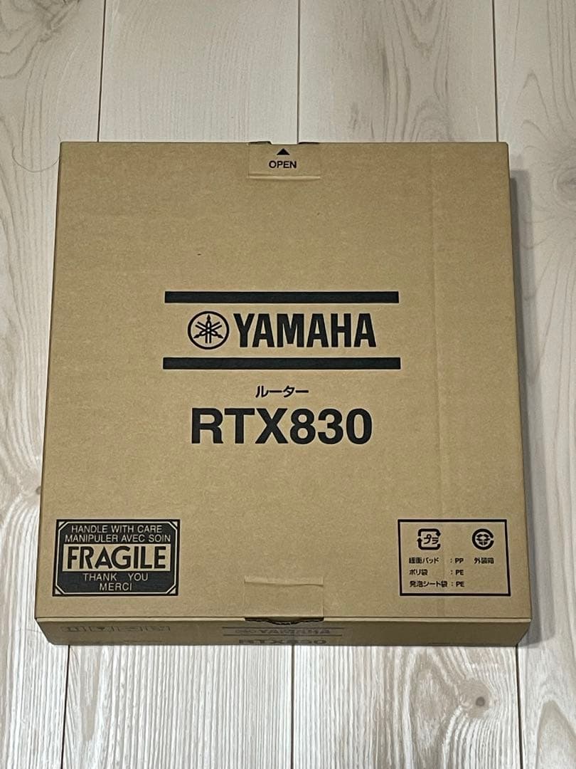 未使用　YAMAHA RTX830 ルーター