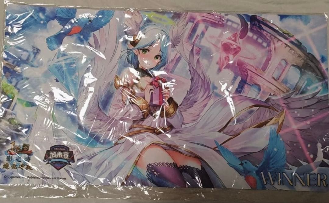 タ*ク様 白翼の守護神・アイテール プレイマット 簡体字 中国 限定 優勝