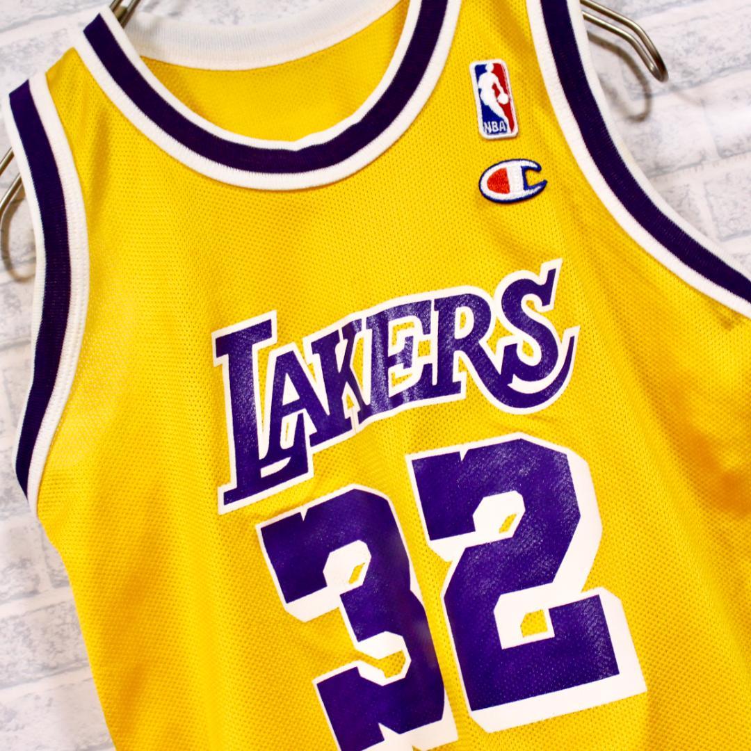USA製 NBA LAKERS 32番 マジック・ジョンソン ユニフォーム - メルカリ