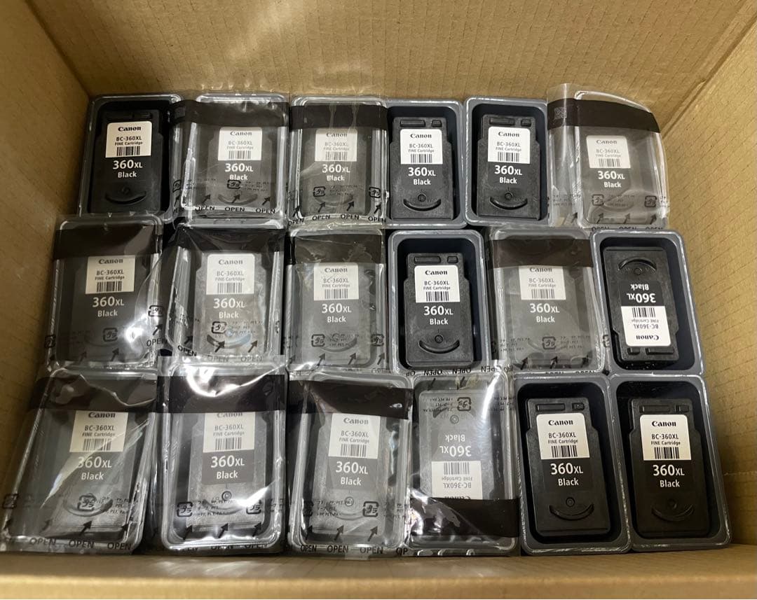 「使用済み」Canon 360XL インクカー 18個