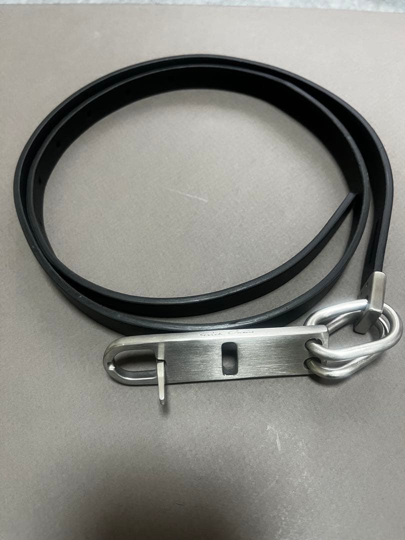 小物 Rickowens tongue belt