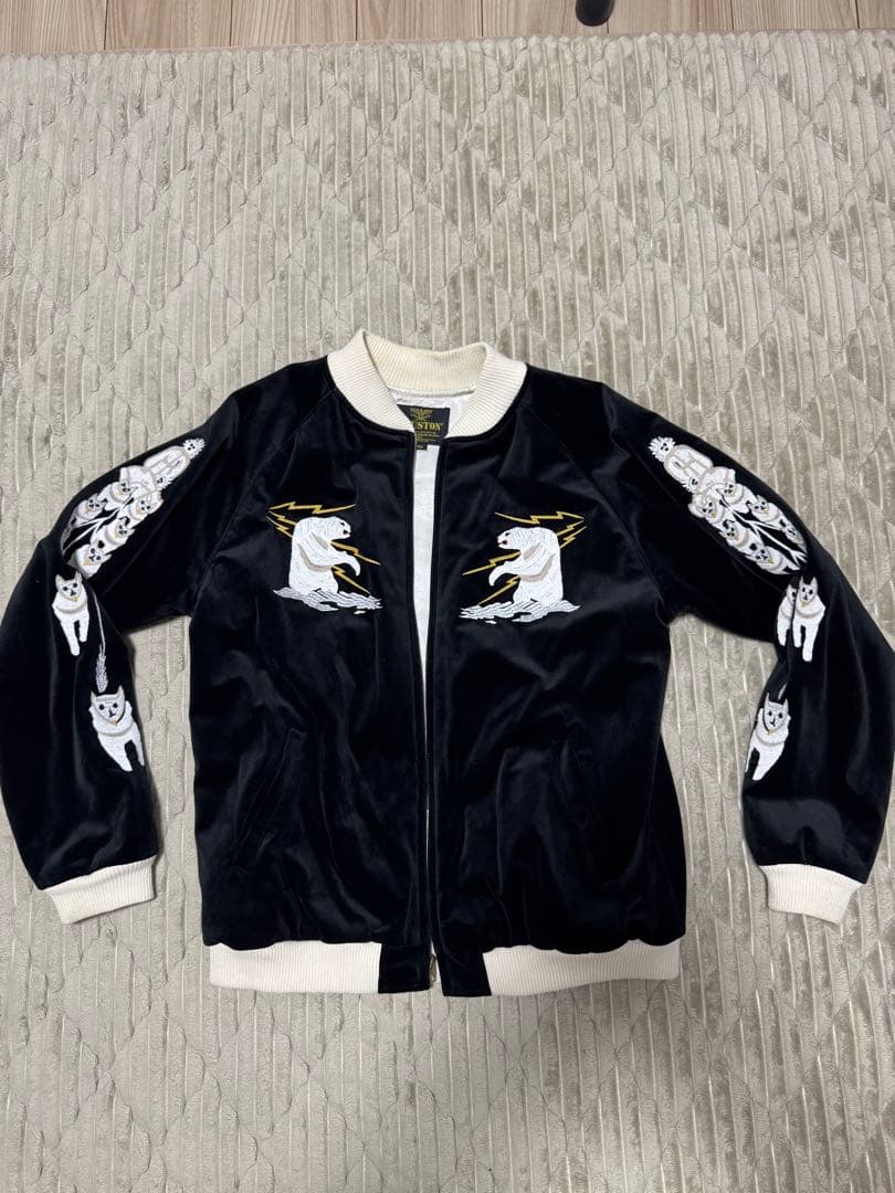 ヒューストン ベルベット スーベニアジャケット