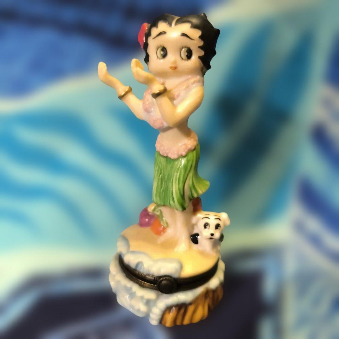 ベティブープフラガール　ハワイアンヒンジボックス 小物入れ