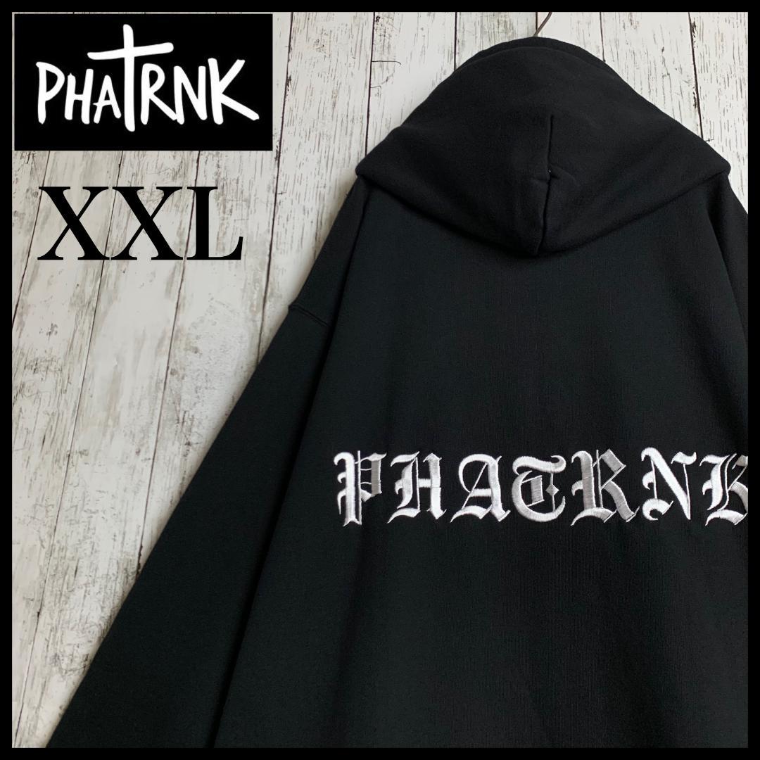 極美品・超絶人気モデル】ファットランク☆バック刺繍ロゴ入りパーカー