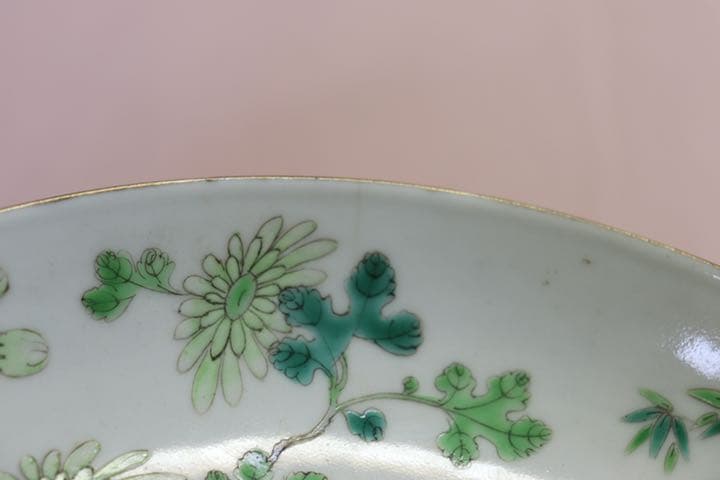 中国 清朝期 粉彩四君子鑑賞大皿① アンティーク 送料込み0621 - メルカリ