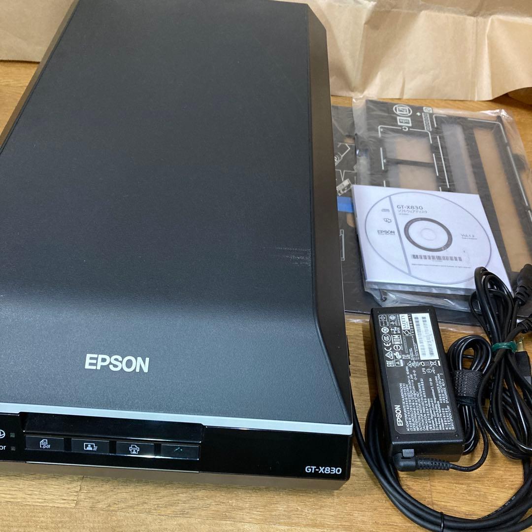 EPSON GT-X830 ネガフィルムスキャン フィルムホルダー付属 動作快調 EPSON GT-X830 ネガフィルムスキャン フィルムホルダー付属 動作快調