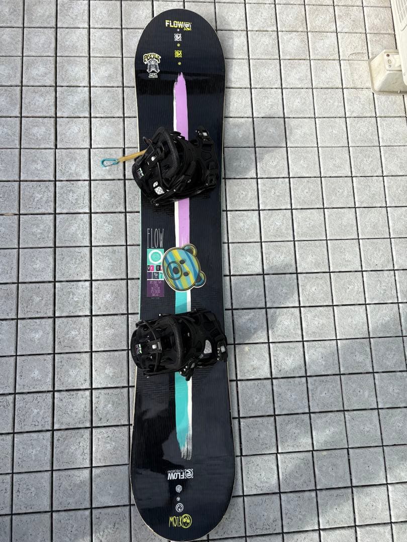 FLOW 147 スノーボード、ビンディングセット