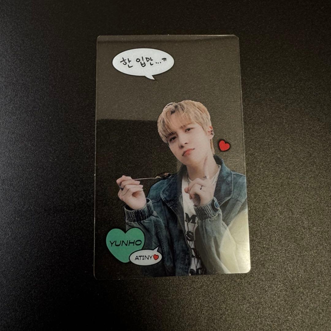 ATEEZ ユノ 透明トレカ - メルカリ