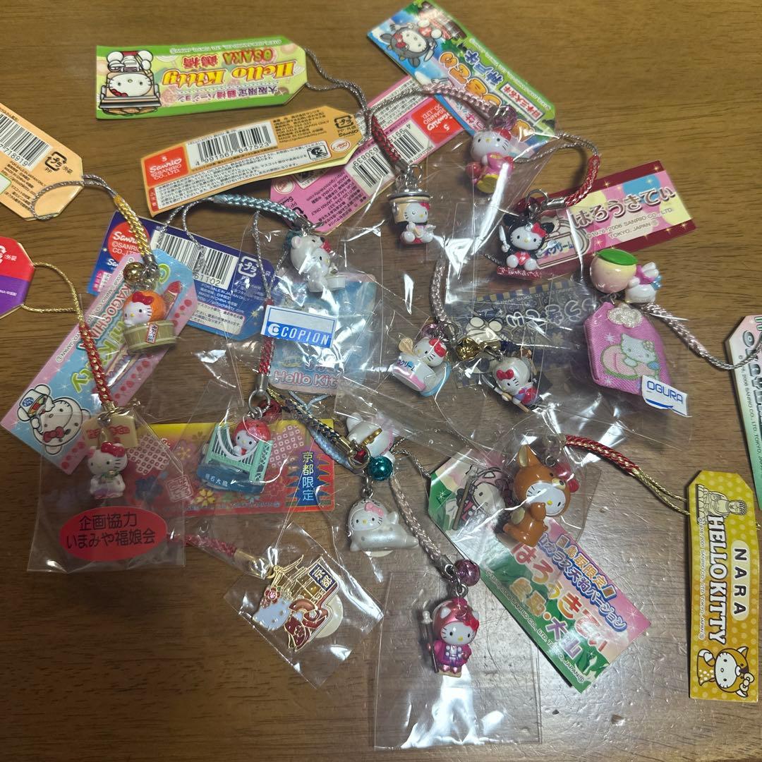 ハローキティ 根付け ストラップ まとめ ご当地
