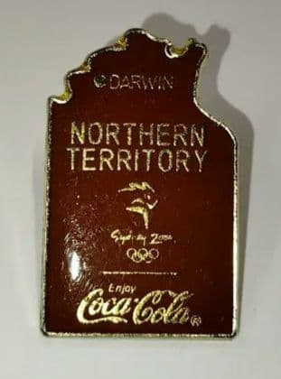 シドニー オリンピック ピンバッジ ノーザンテリトリー コカ・コーラ