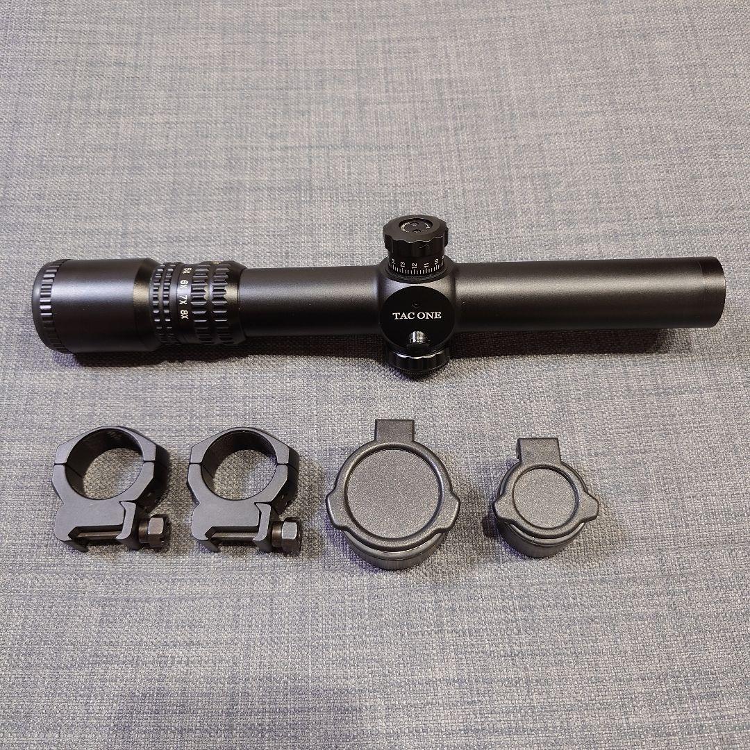 【限定値下げ・マウントリング付】TAC ONE 2824 IR ライフルスコープ