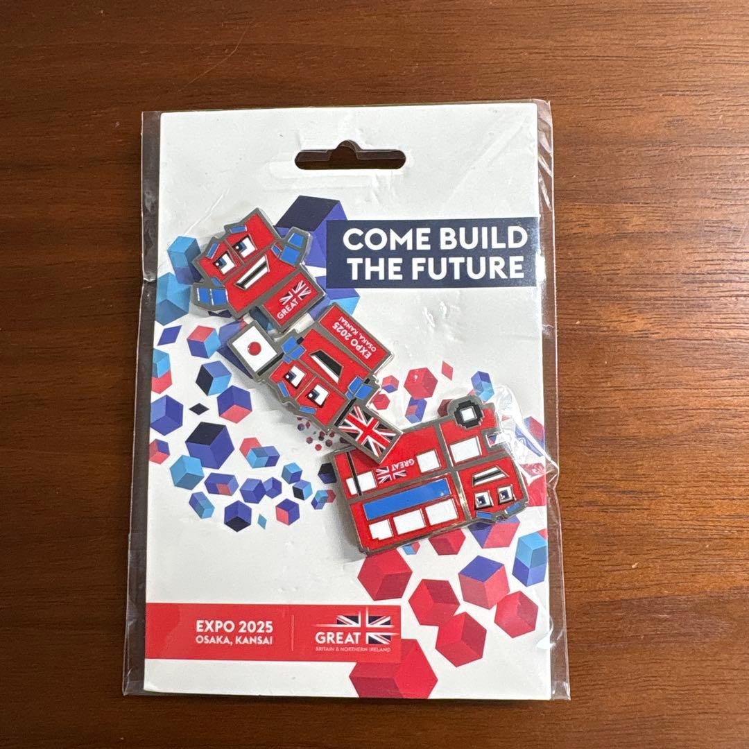 大阪・関西万博 イギリス・パビリオン PIXピンバッジ 3種類セット