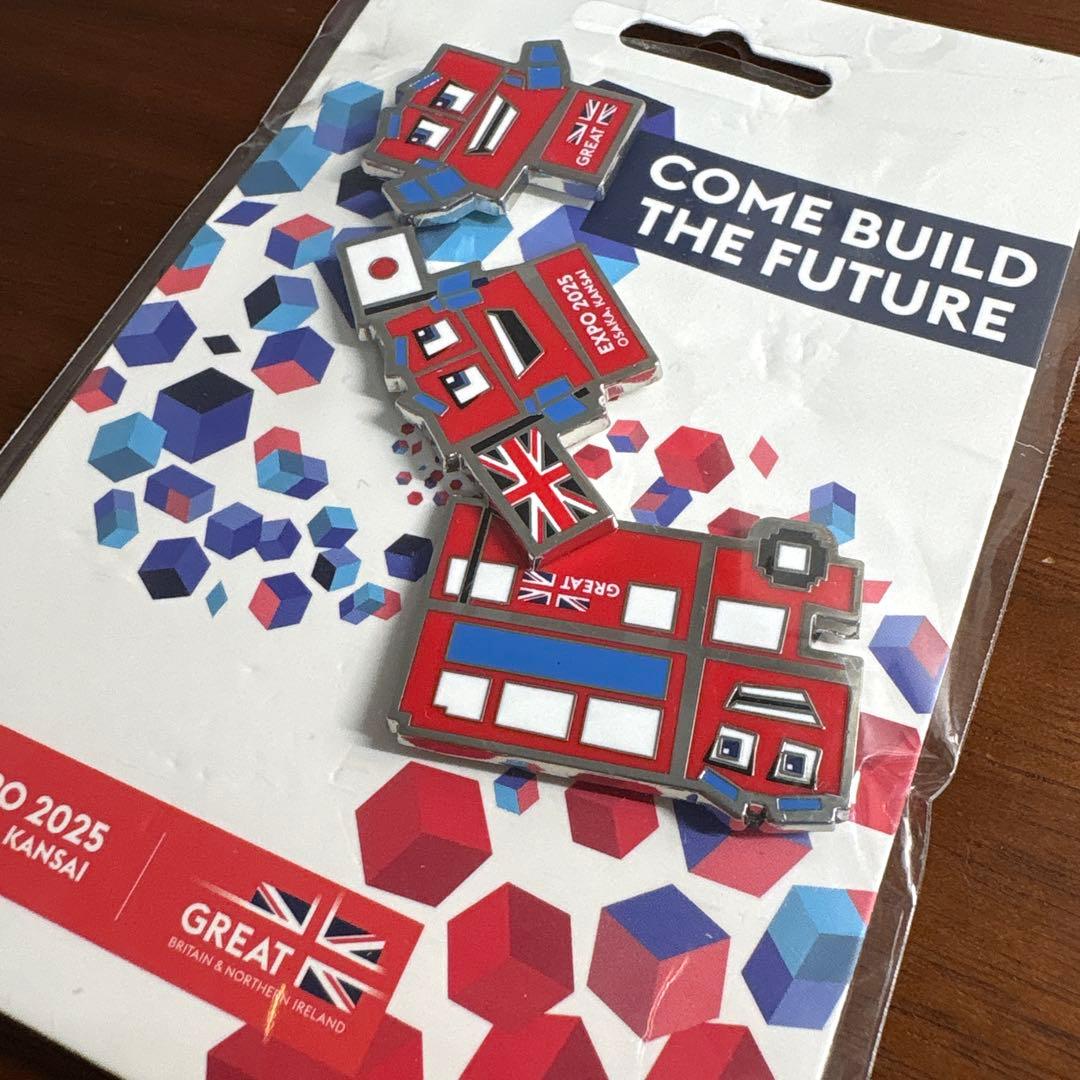 大阪・関西万博 イギリス・パビリオン PIXピンバッジ 3種類セット