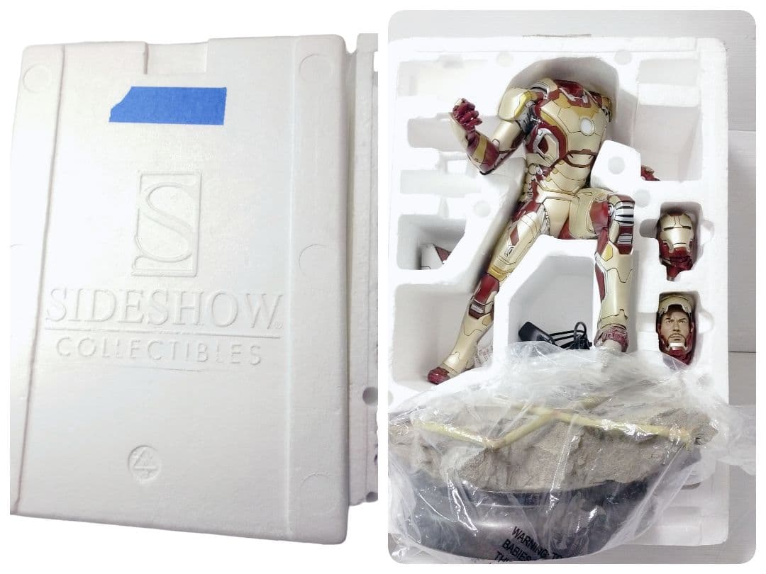 激レア-箱有り・点灯確認済】アイアンマン フィギュア サイドショウ