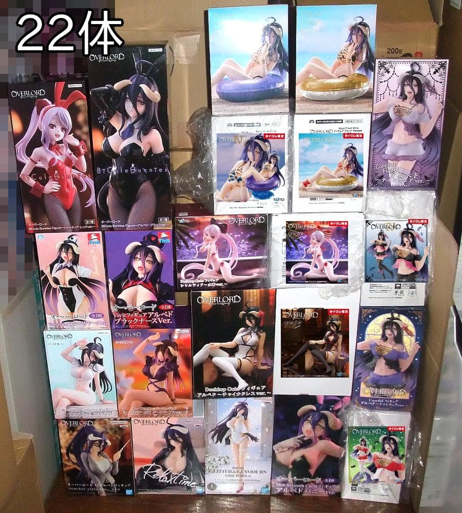 アルベド タイクレ限定 プライズ 美少女 フィギュア 22体セット まとめ売り