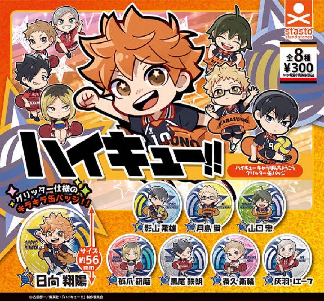 ハイキュー キャラばんちょうこうグリッター缶バッジ 日向翔陽 - メルカリ